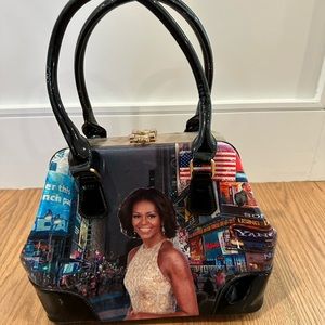 Michelle Obama purse satchel shoulder bag tote adorable fabulous! M